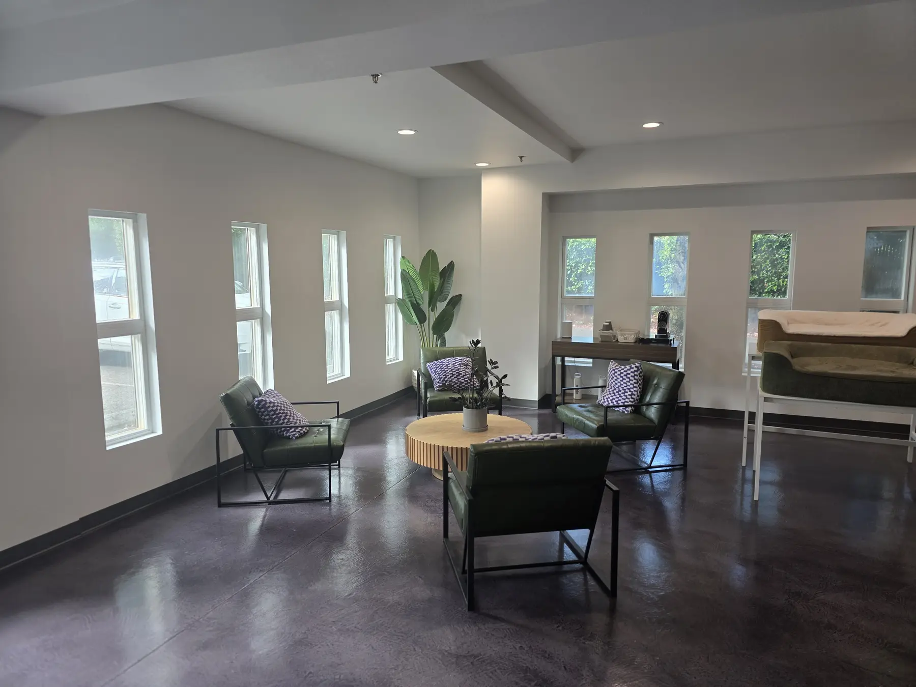 Completed commercial interior